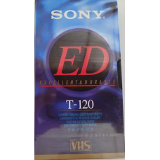 SONY video cassette T-120, VHS, 120 minutes