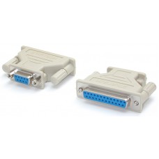 Gender changer DB9F25F 9 and 25 holes female-female F/F Adapter Coupler Connector RS-232