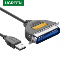 Bi-directional parallel printer cable fast IEEE 1284 DB25M-CN36M Centronic converter to USB 6’ feet cord
