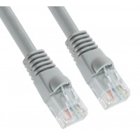 6' ft feet RJ45 modular network cable grey CROSSOVER 6ft