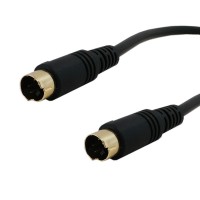 Super-VHS SVHS Video Cable 4,5m, 15' Feet Male-Male MM