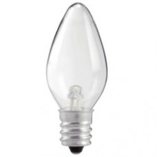 7 watt night clear light bulbs replacement candelabra nightlight C7 E12 appliances standard 4-7 Watts 110-120 Volts