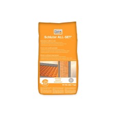 Schluter ALL-SET® is a specialized modified thin-set mortar specifically formulated for use with Schluter® membranes and boards.