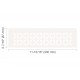 FLORAL Rectangular niche shelf with floral model matte Schluter®-SHELF-N for prefabricated KERDI-BOARD-SN/-SNLT niches