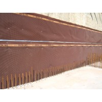 Foundation drainage board membrane (sold by square feet) (HDPE) Delta-MS