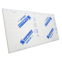 Polyisocyanurate insulation panel 4 x 8 feet x 1,5 inch between 2 FIBERGLASS sheets  Soprema SOPRA-ISO V PLUS
